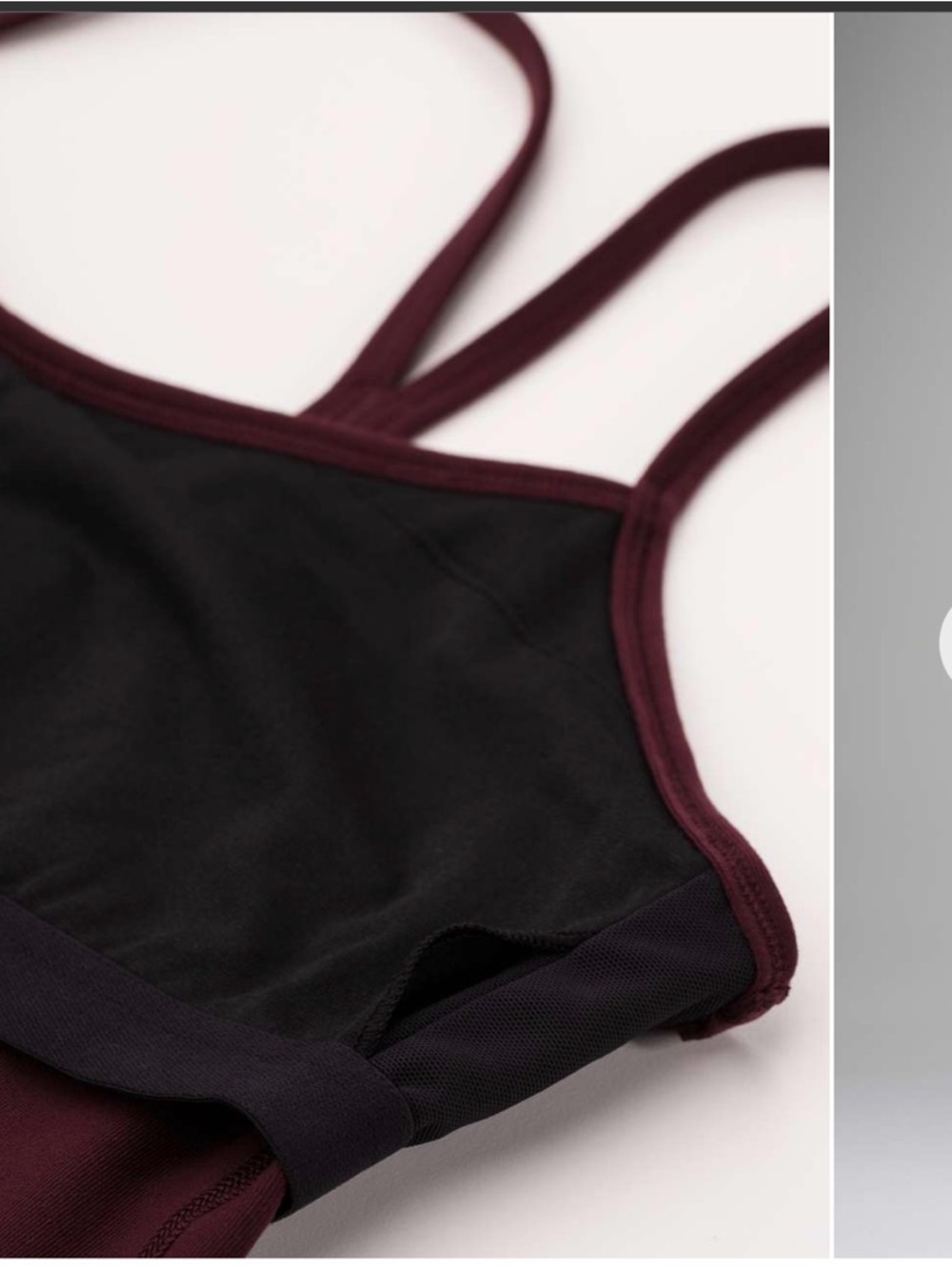 lululemon athletica Power Y Tank Bordeaux  Drama - Picture 3 of 7